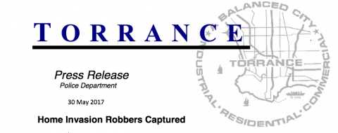 Torrance Press Release