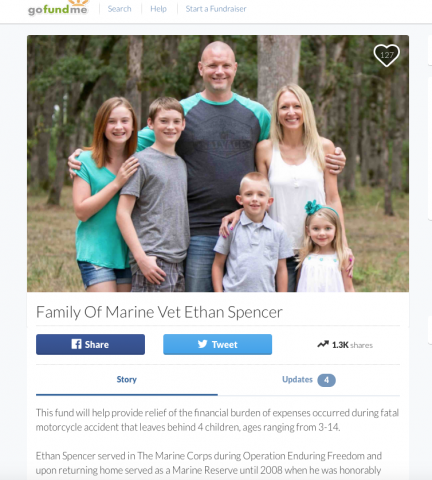 Officer's family needs your support
