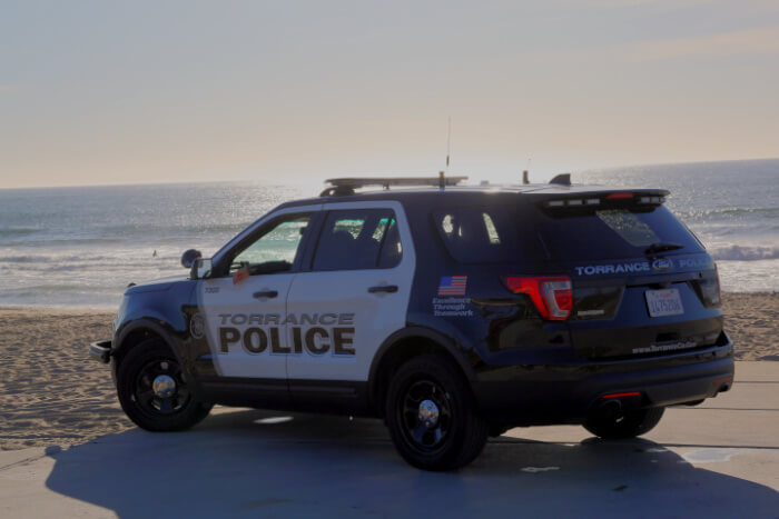 History Page TPD Car at the Beach 1