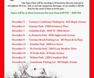 SantaFloat Schedule